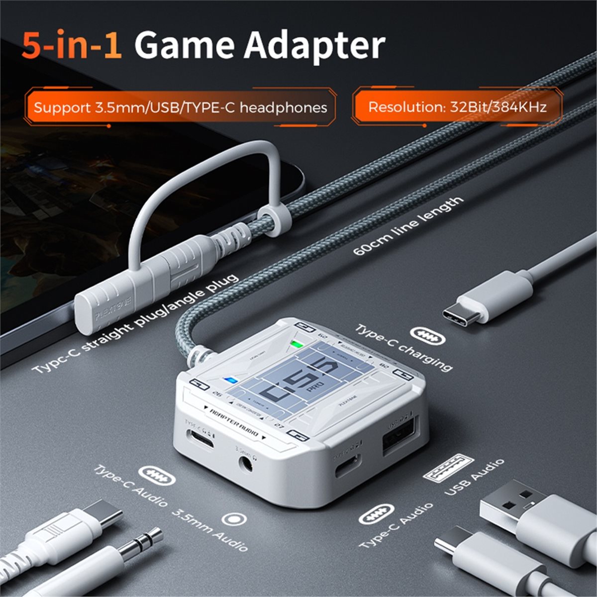 업데이트. e스포츠 게임용 어댑터, USB-C 오디오  - Gaming Esports Esports 리뷰 및 가격