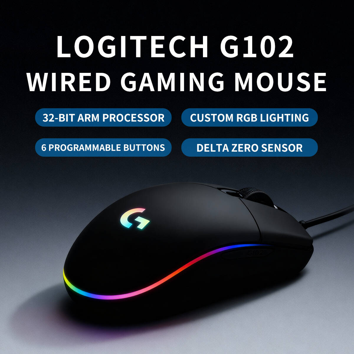 로지텍 G102 유선 게이밍 마우스 HERO 센서 기술 - Esports Gaming Tournaments 리뷰 및 가격