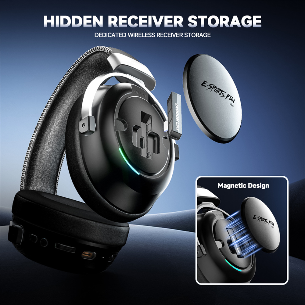 새로운 무선 게이밍 헤드폰, 블루투스 6.0, 53mm - Zero Esports Gaming Gear 리뷰 및 가격