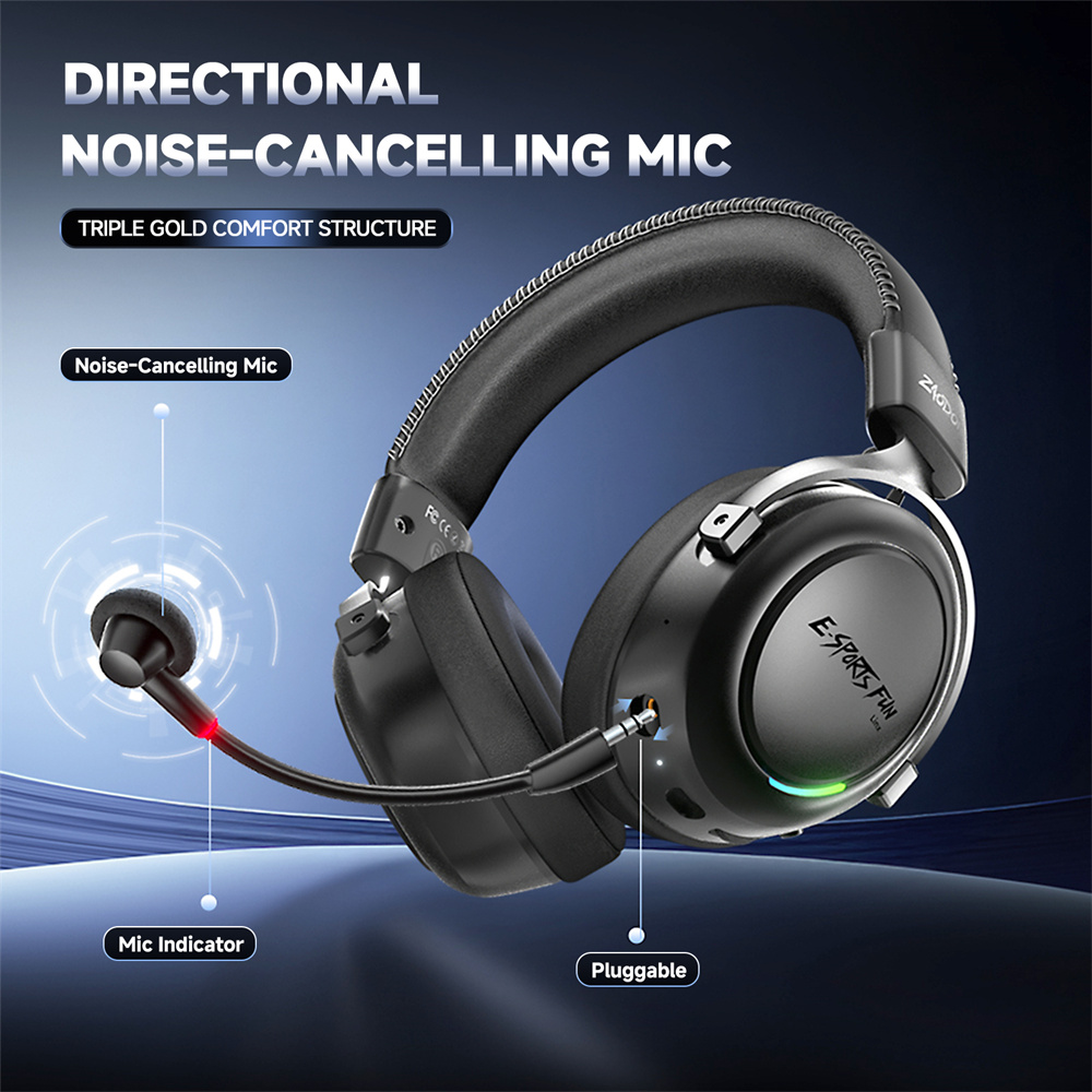 새로운 무선 게이밍 헤드폰, 블루투스 6.0, 53mm - Zero Esports Gaming Gear 리뷰 및 가격