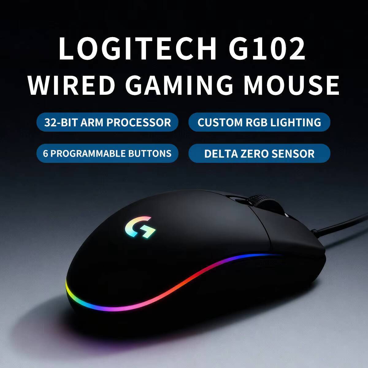 로지텍 G102 게이밍 마우스 20M 클릭 내구성 16 - Esports Gaming Tournaments 리뷰 및 가격